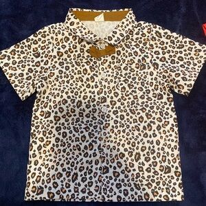 Leopard Print Kids Shirt